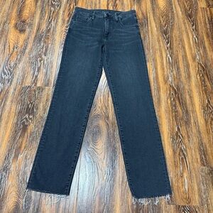 Reece Kit from the Kloth Women’s Size 4 Black Straight High Rise Ankle Jeans
